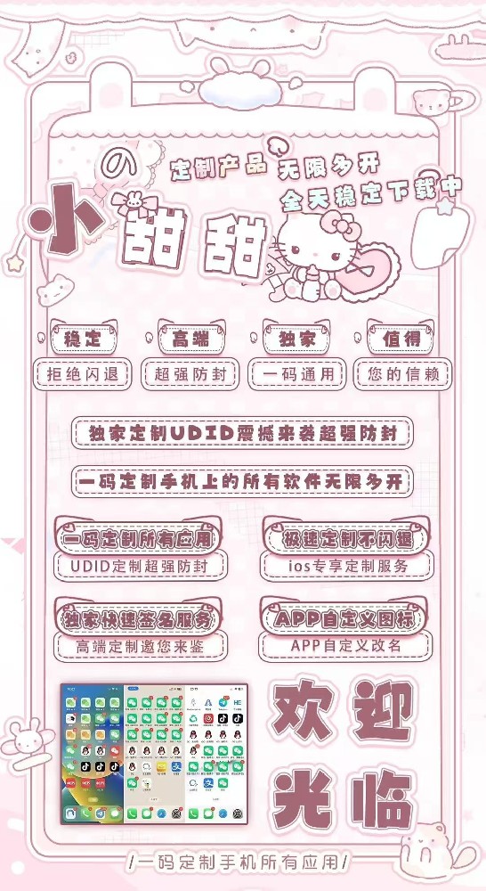 小甜甜定制官网-卡密激活码购买以及下载-40天180天365天售后版-不退换