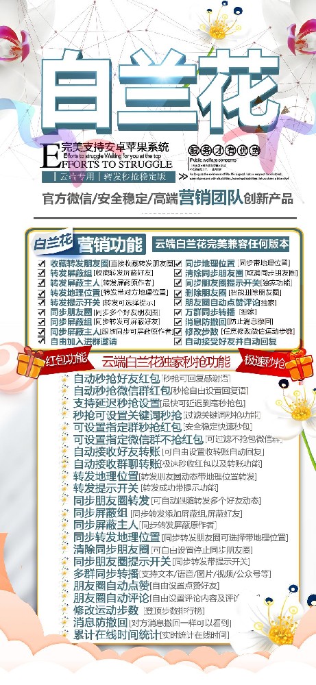 云端白兰花官网-激活码购买以及登录-周卡月卡季卡年卡授权-7天退换